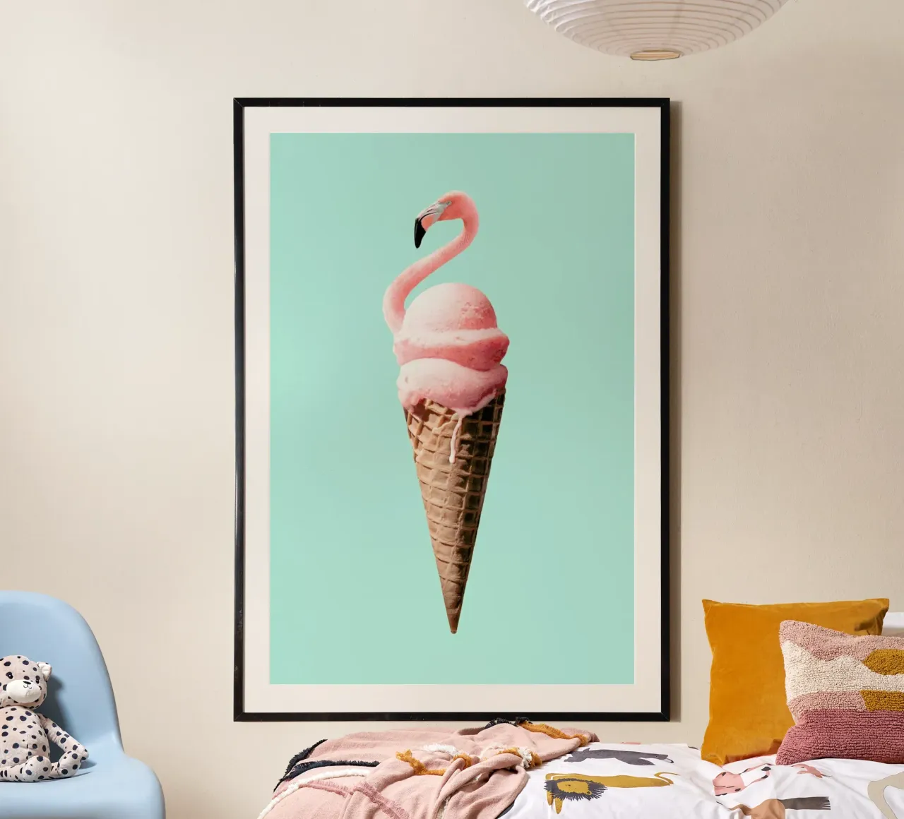 Flamingo Cone hahnemühle by Jonas Loose