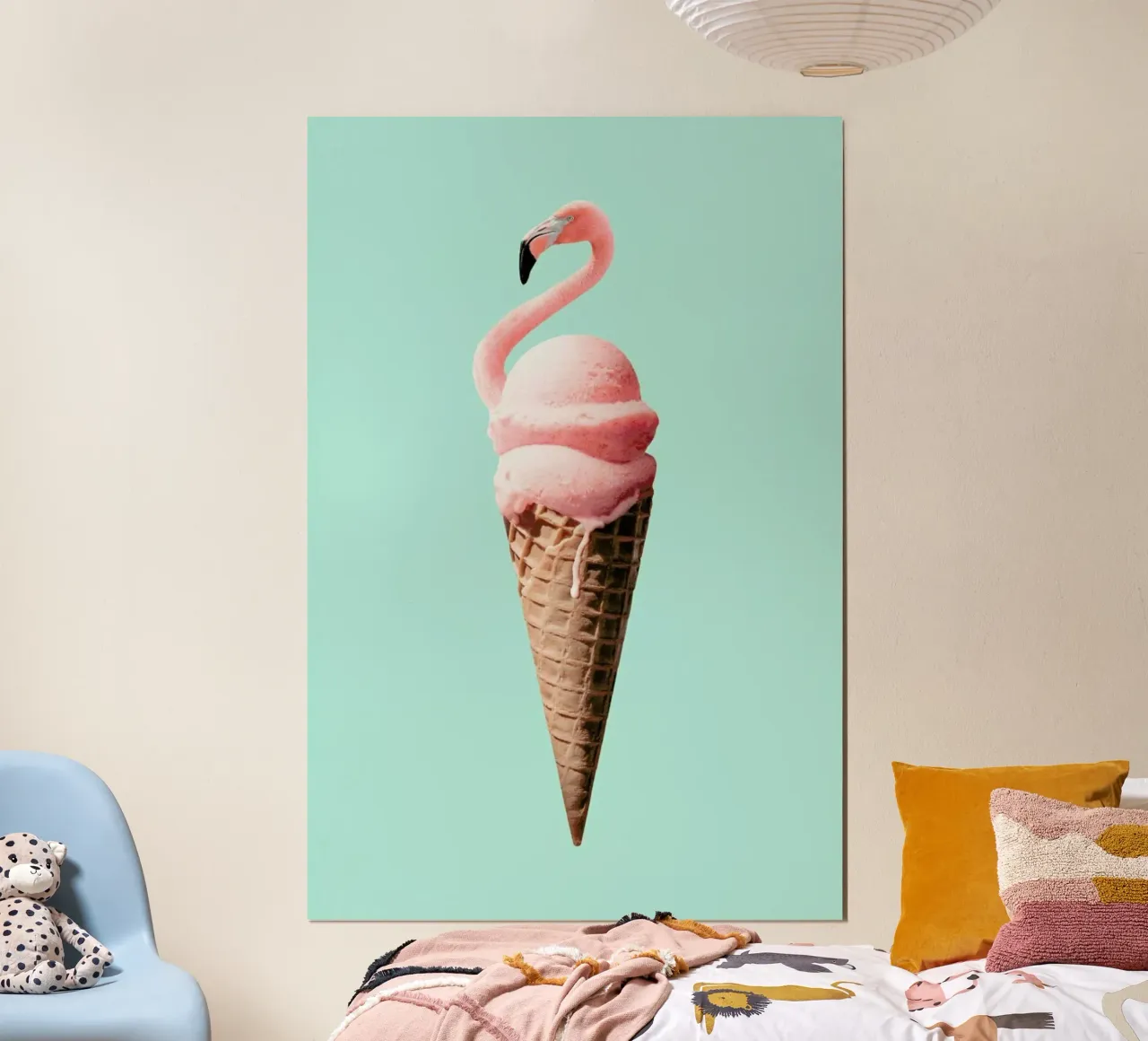 Flamingo Cone hahnemühle by Jonas Loose