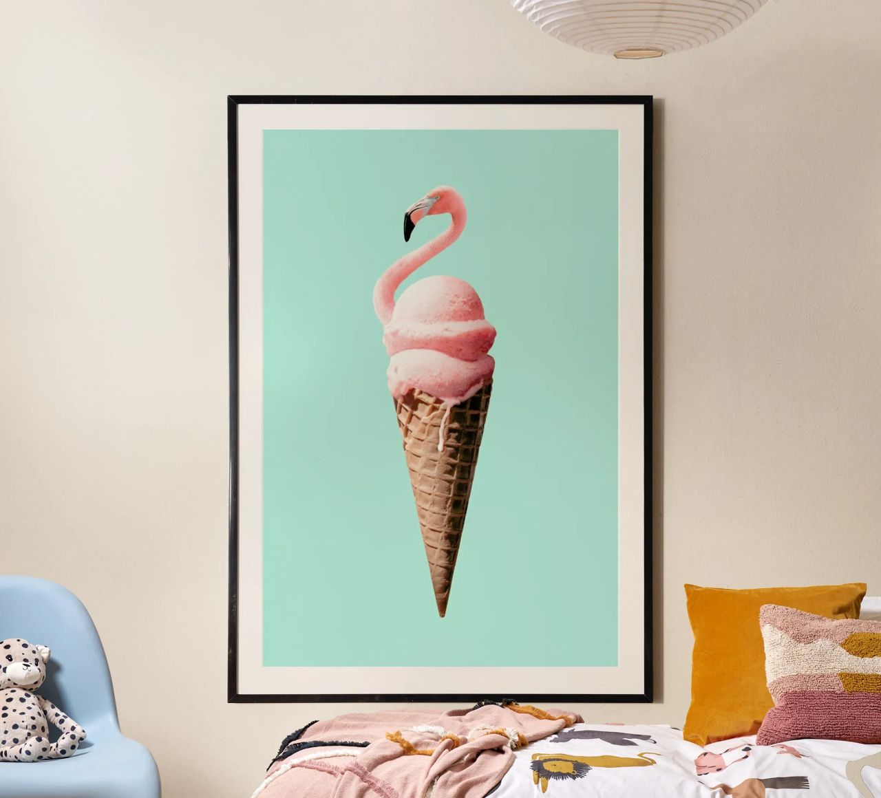 Flamingo Cone poster by Jonas Loose