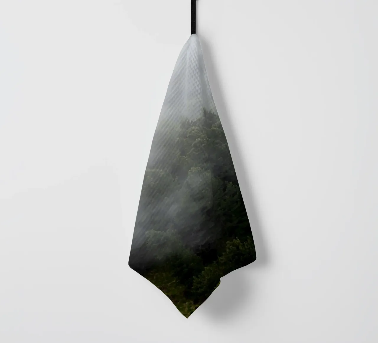 Nebbia e pini, un risveglio di primavera canovaccio da cucina da karijn_landscapes