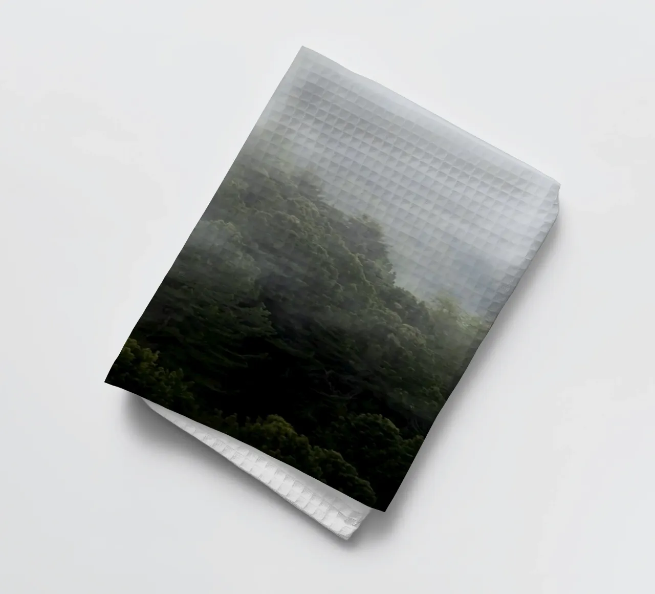 Nebbia e pini, un risveglio di primavera canovaccio da cucina da karijn_landscapes