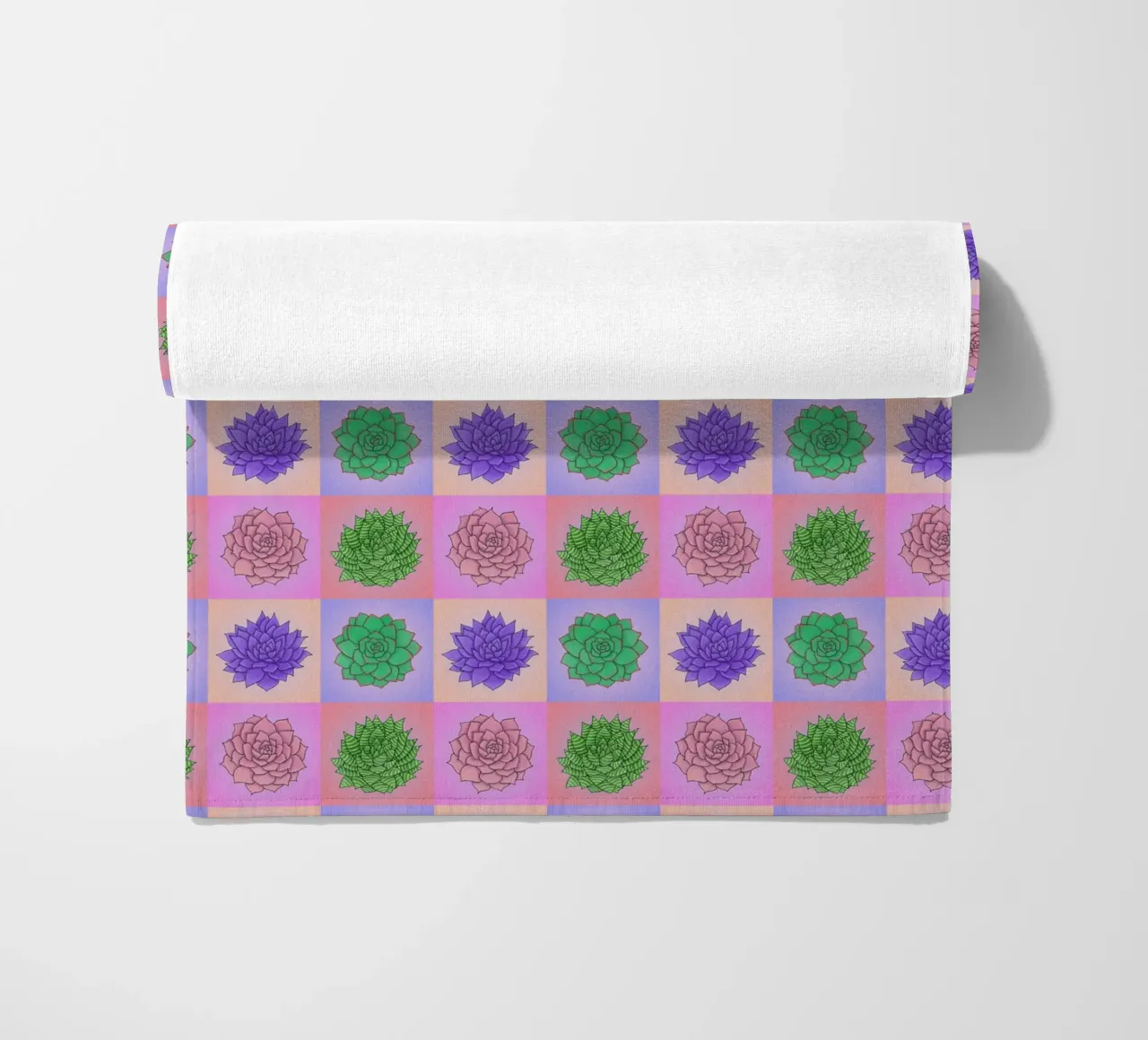 Succulente Pop Art telo mare da Loobs