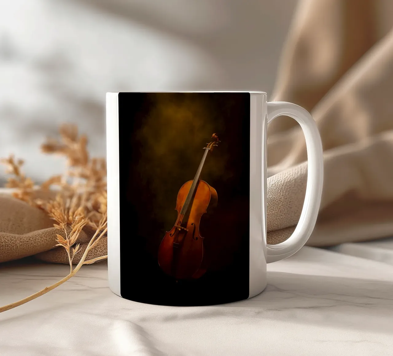 Violoncello Strumento musicale tazza in ceramica da Musictime