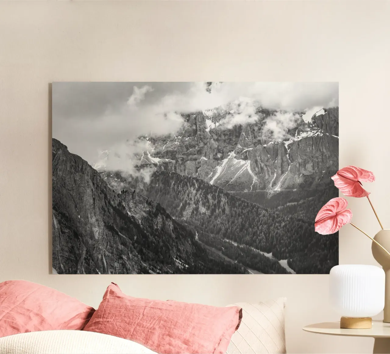 Silent Peaks - Un nebbioso abbraccio invernale plexiglass da karijn_landscapes