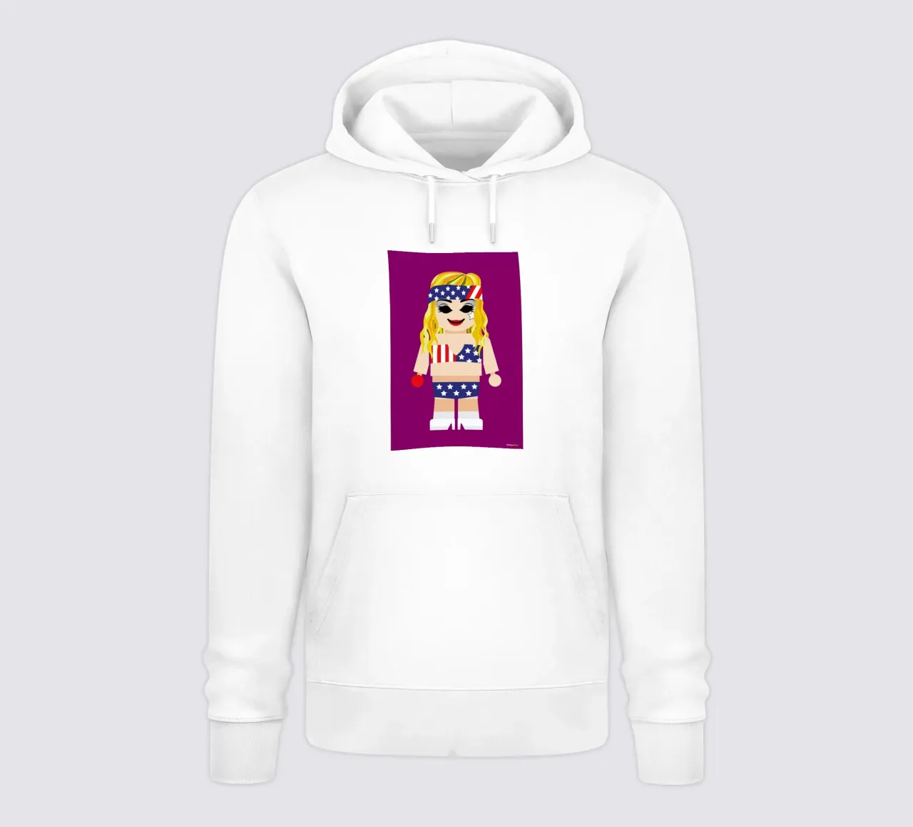 Lady Gaga Toy felpa con cappuccio da Rafa Gomes