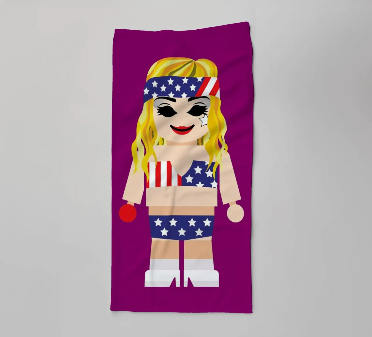 Lady Gaga Toy asciugamano da bagno da Rafa Gomes