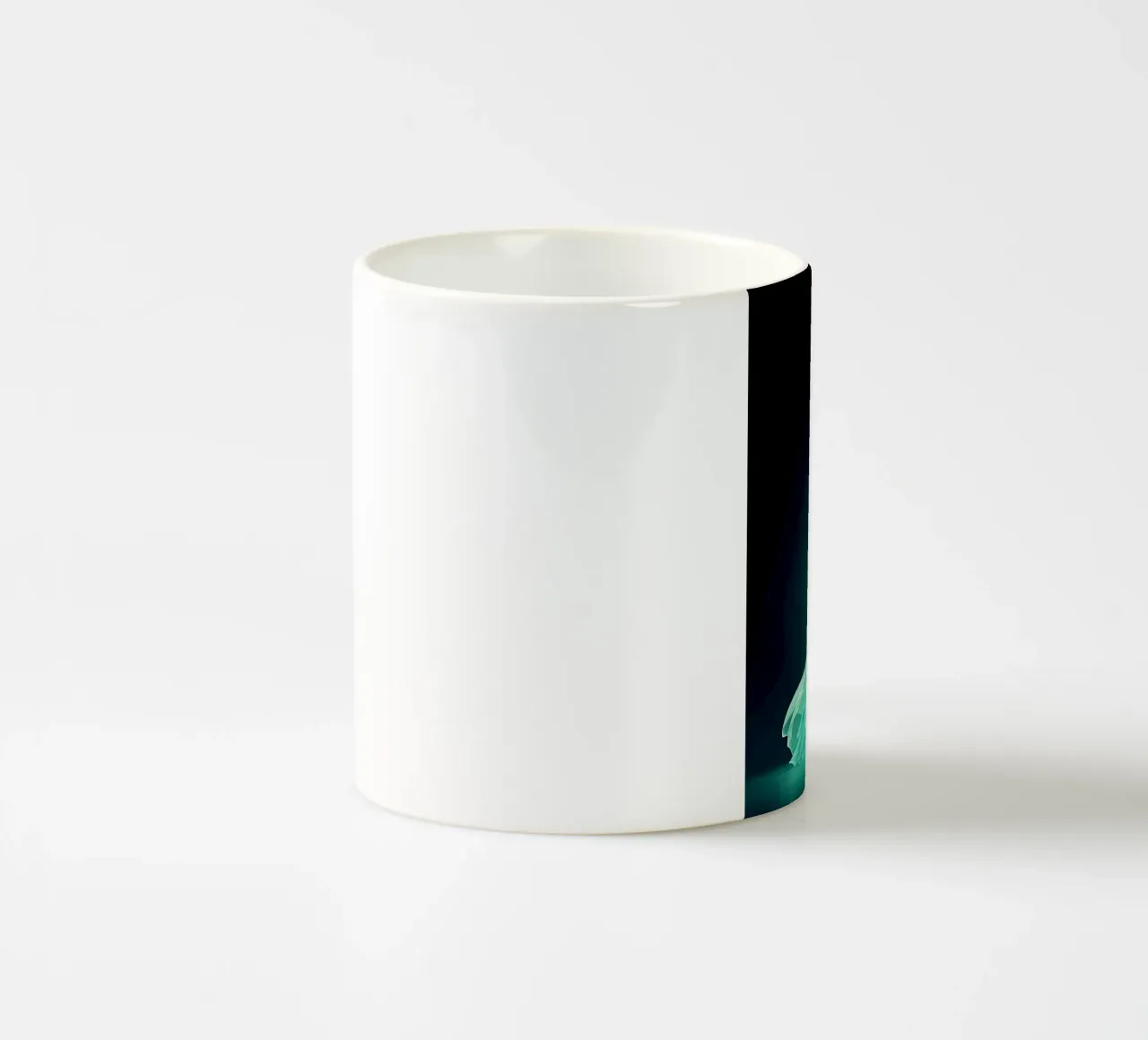 Silhouette di musicista con flauto tazza in ceramica da Musictime