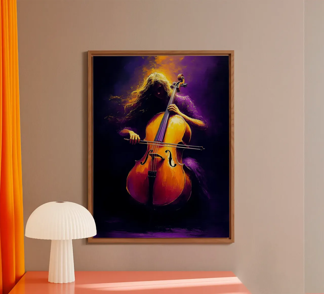 Cello Musician Silhouette forex plate by Musictime