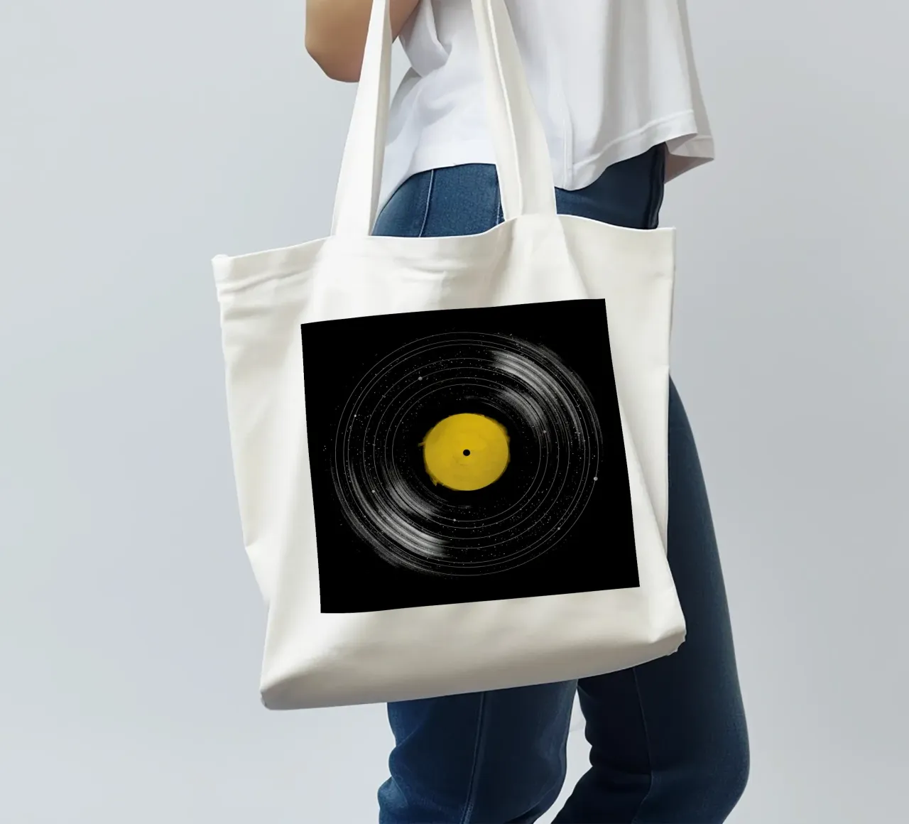 Sound system borsa in juta da Florent Bodart