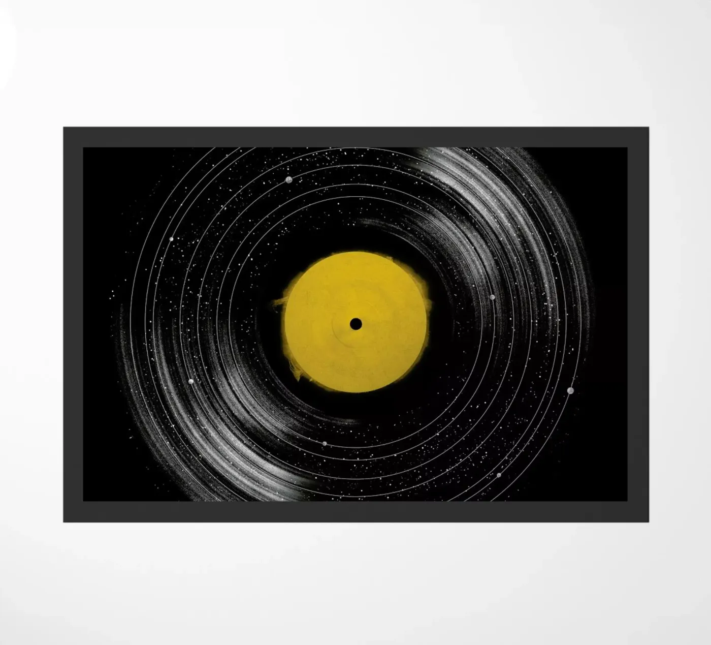 Sound system deurmat van Florent Bodart