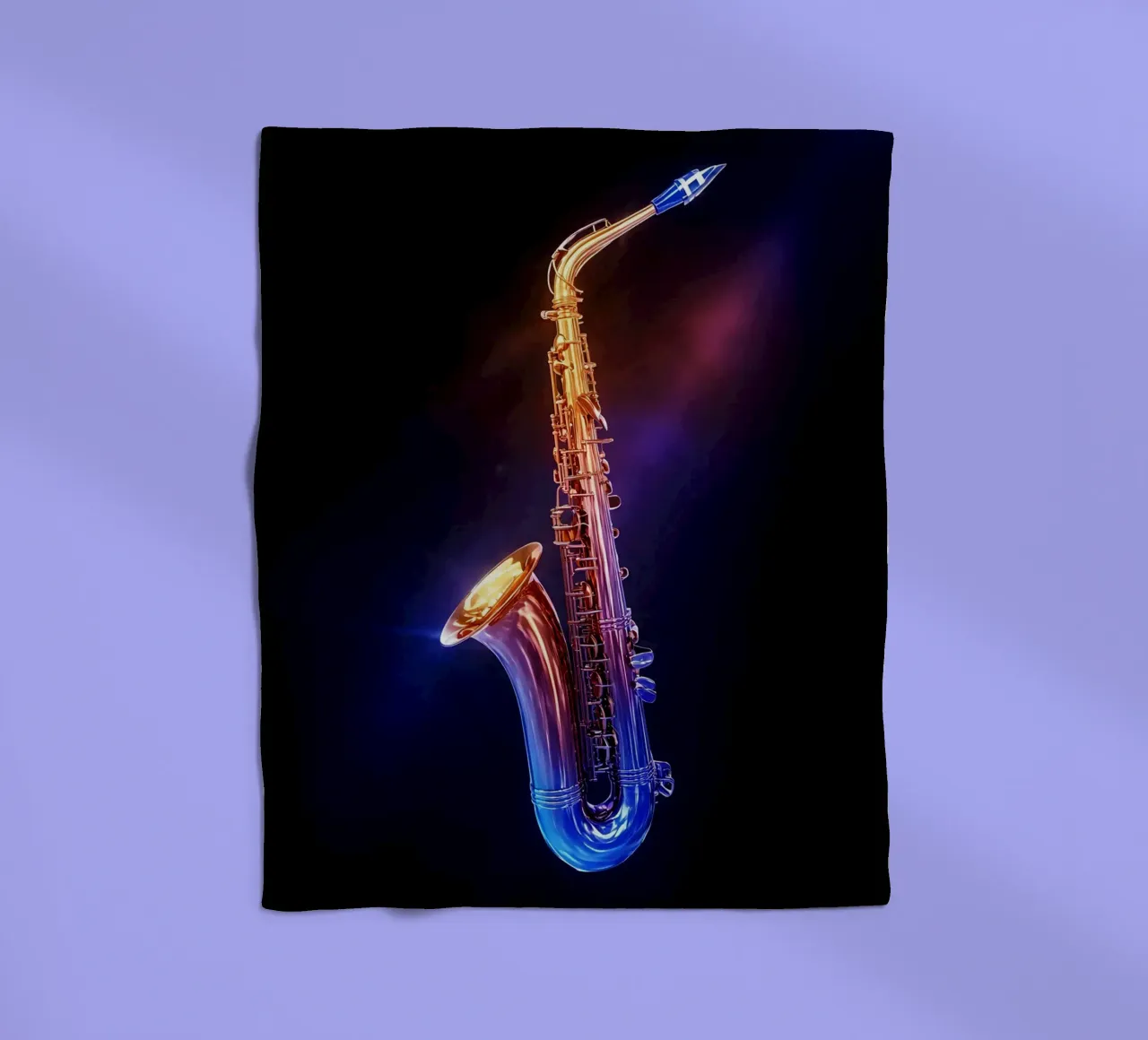 Sassofono - Strumento musicale coperta in pile da Musictime