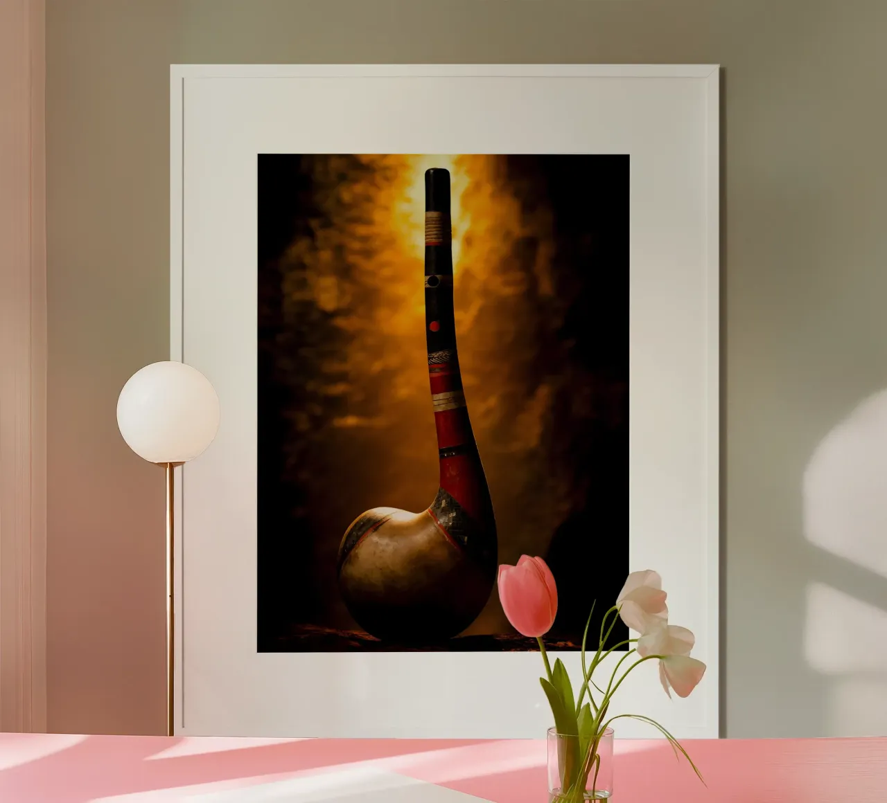 Zucca - Strumento musicale poster con telaio in alluminio da Musictime
