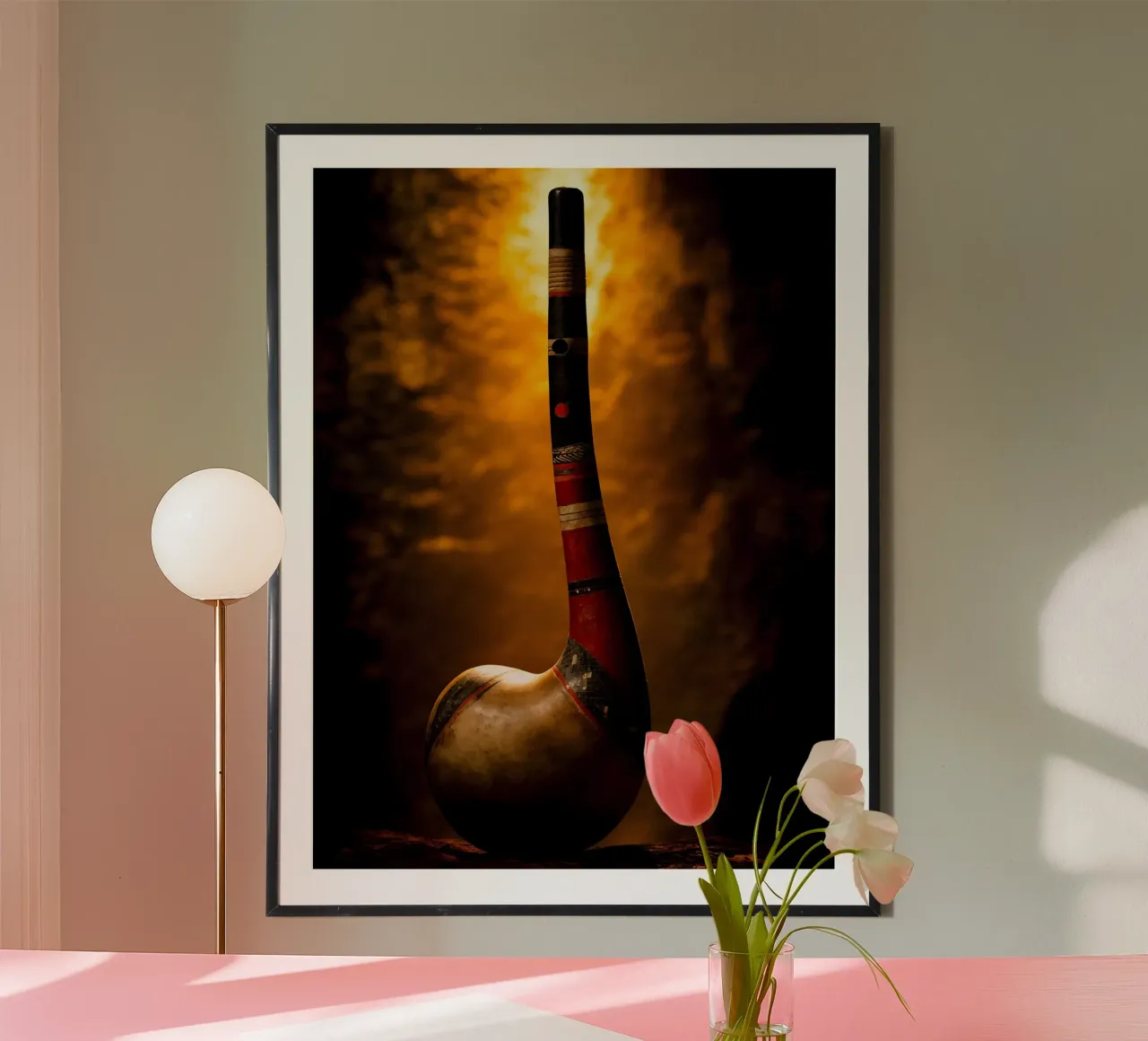Zucca - Strumento musicale poster con telaio in alluminio da Musictime
