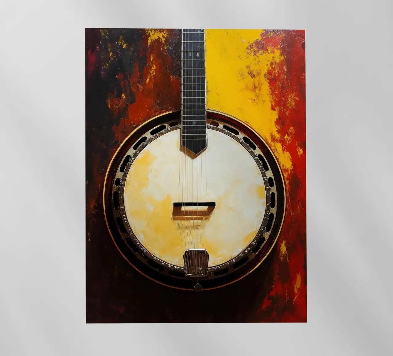 Banjo - Strumento musicale pellicola backlit da Musictime