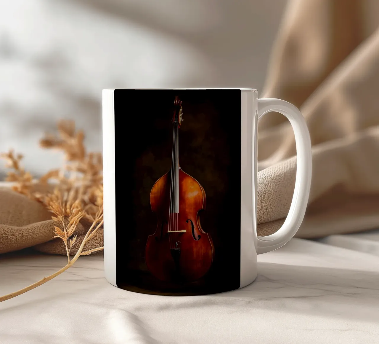 Sagoma di strumento musicale tazza in ceramica da Musictime