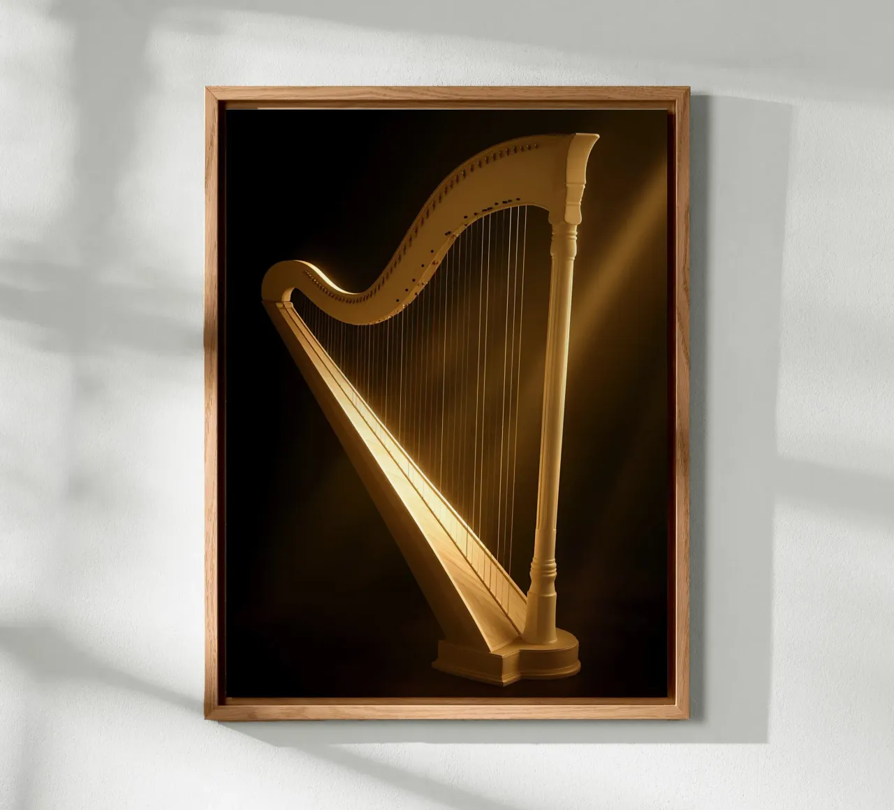 Arpa - Strumento musicale alluminio dibond da Musictime