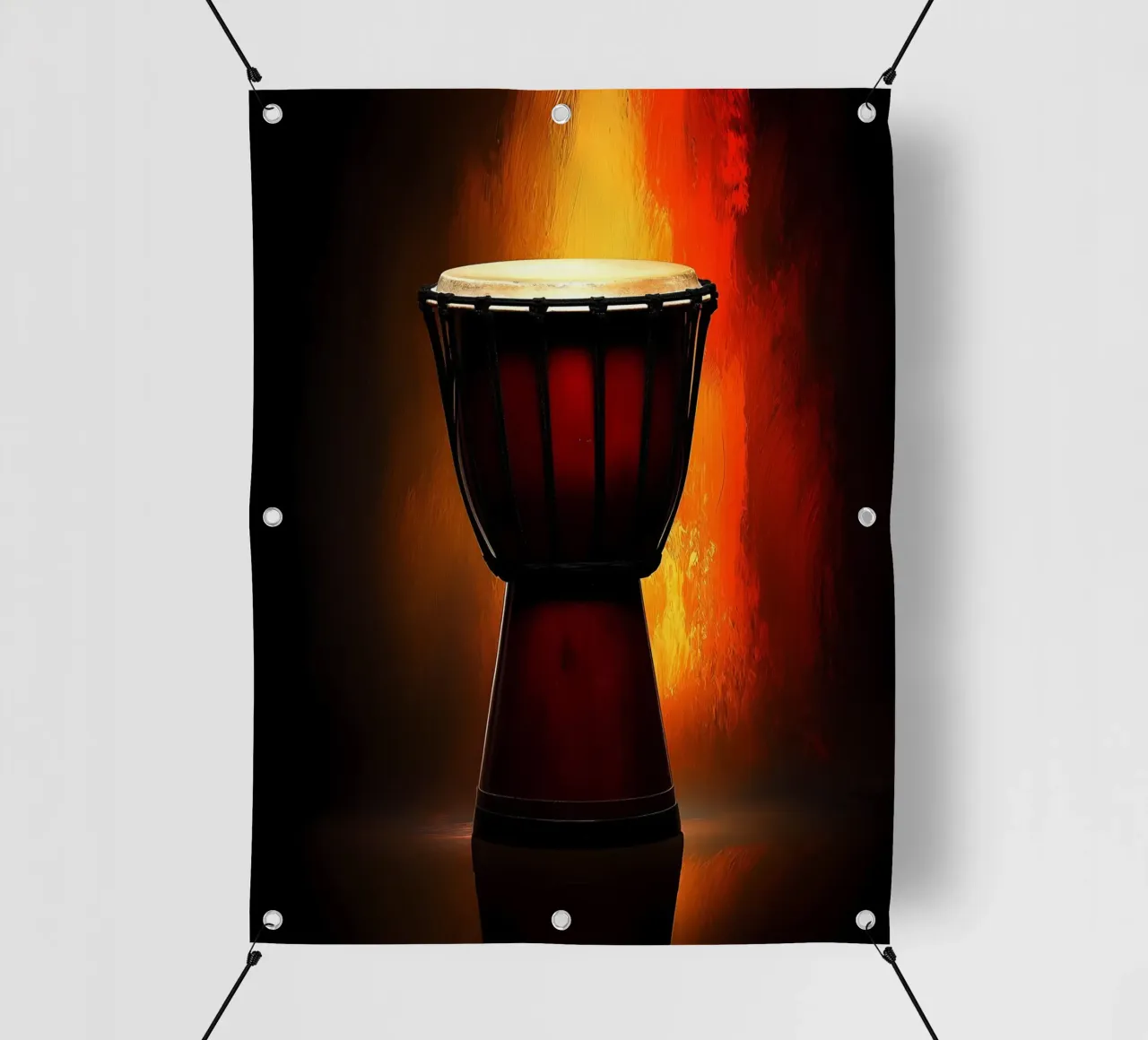 Djambe - Strumento musicale telo in pvc da Musictime