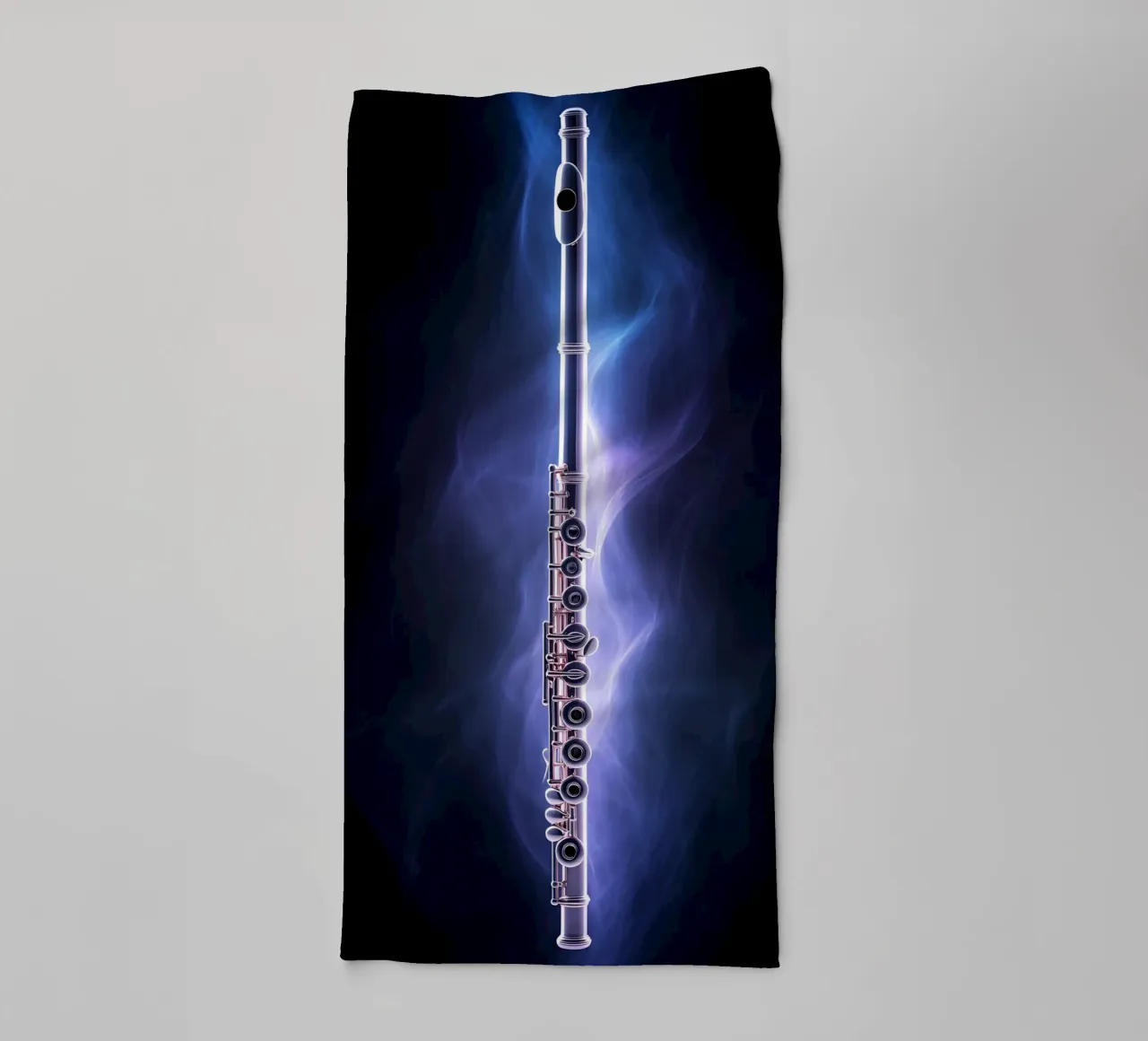 Fluit - Muziekinstrument badhanddoek van Musictime