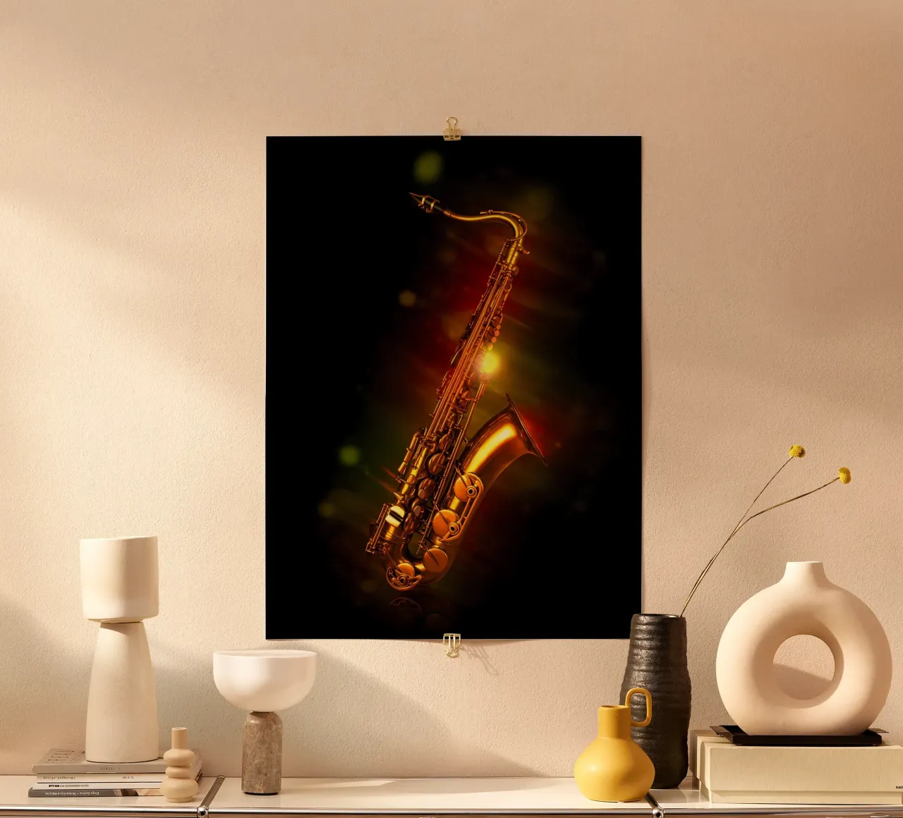 Sassofono - Strumento musicale carta hahnemühle da Musictime