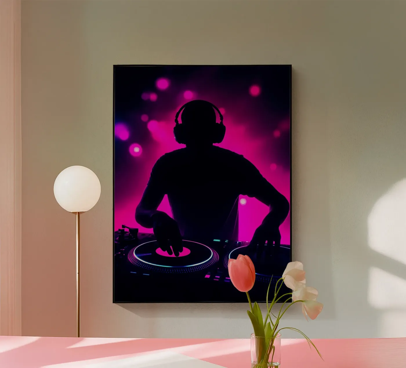DJ - Silhouette plexiglass da Musictime
