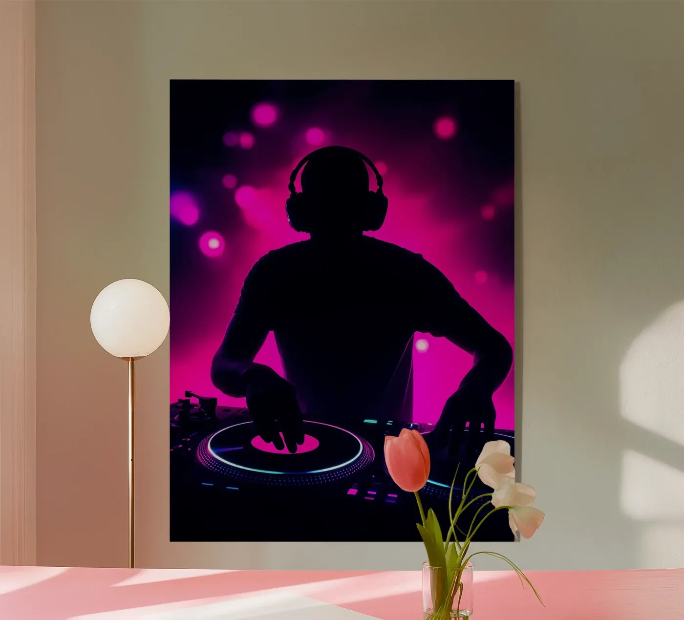 DJ - Silhouette plexiglass da Musictime