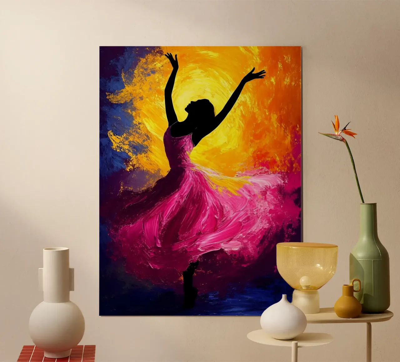 Ballerina donna - Silhouette poster da Musictime