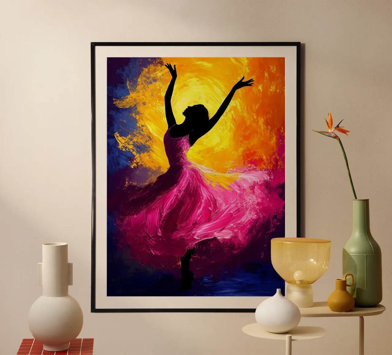 Ballerina donna - Silhouette poster da Musictime