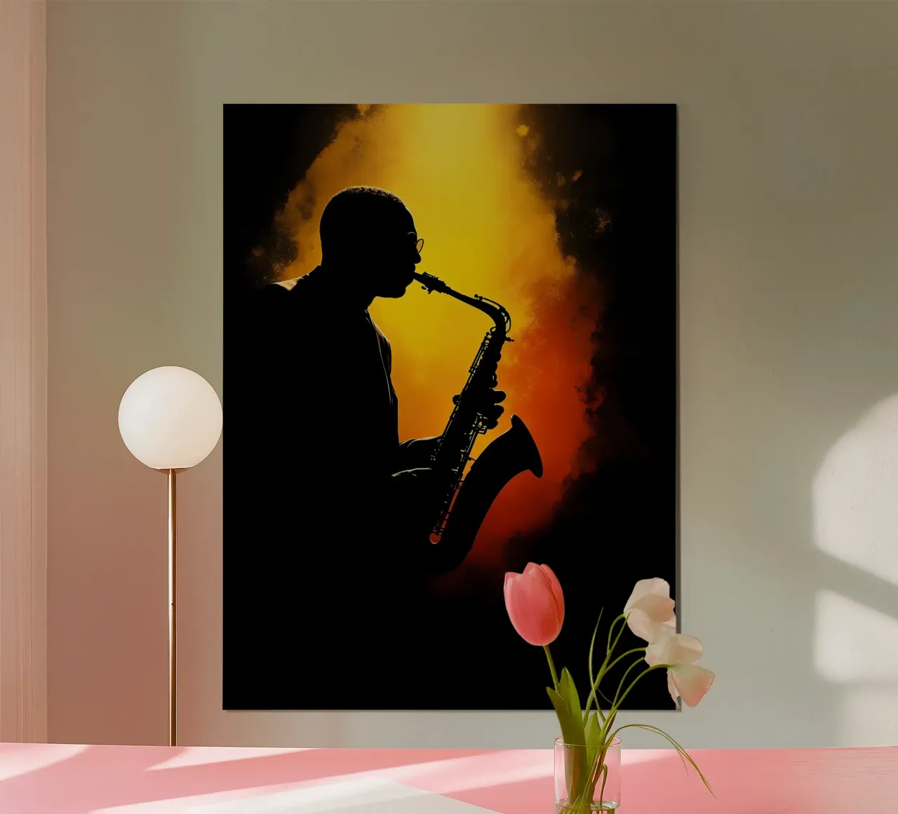 Sassofono - Silhouette carta hahnemühle da Musictime