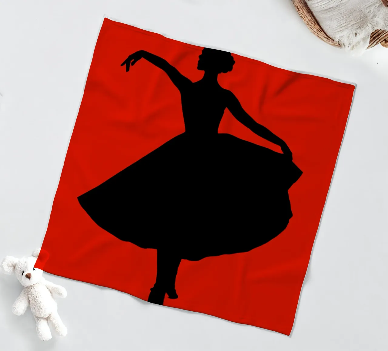 Solo Dancing fleece blanket by Musictime