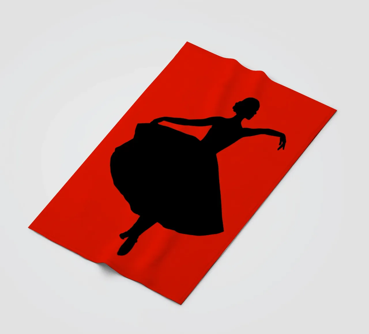 Solo Dancing fleece blanket by Musictime