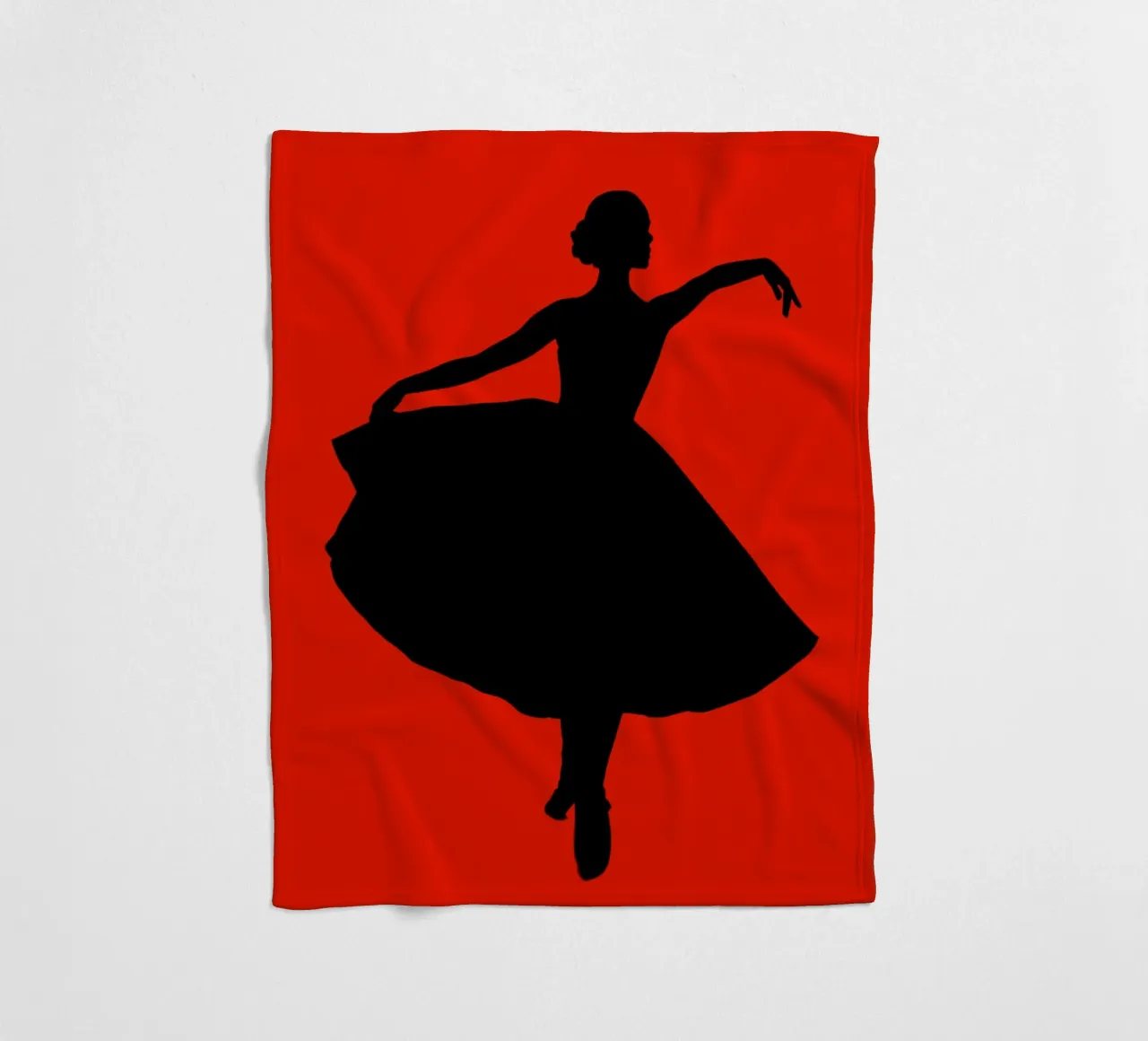 Solo Dancing fleece blanket by Musictime