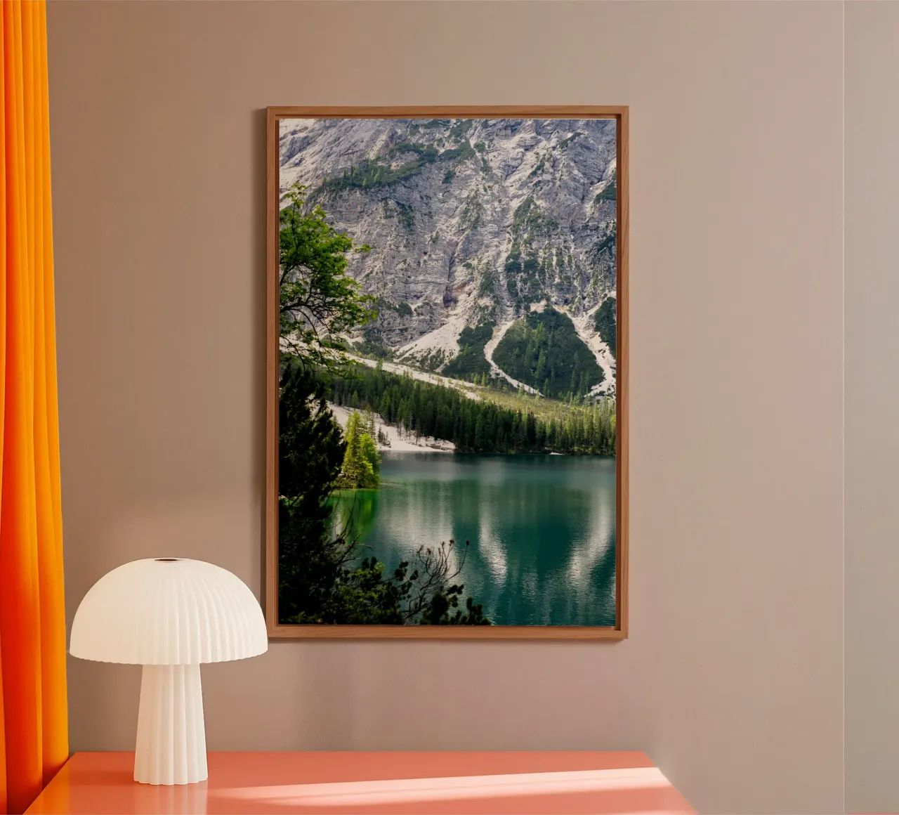 Pragser Wildsee - riflessi di tranquillità alluminio dibond da karijn_landscapes