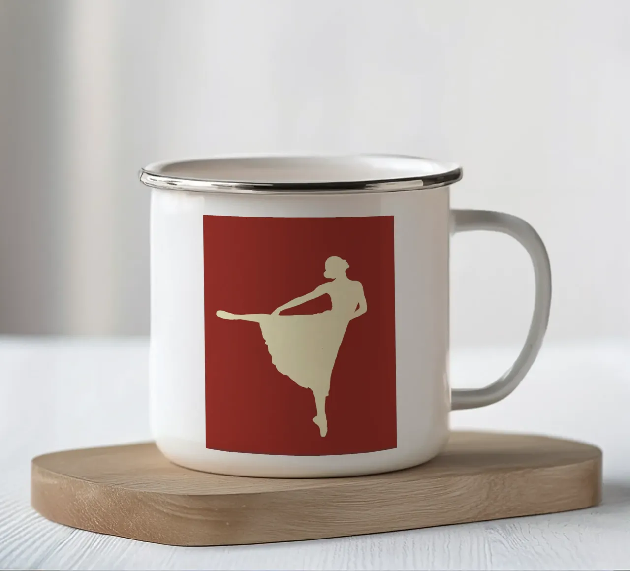Solo Dancing tazza in smalto da Musictime