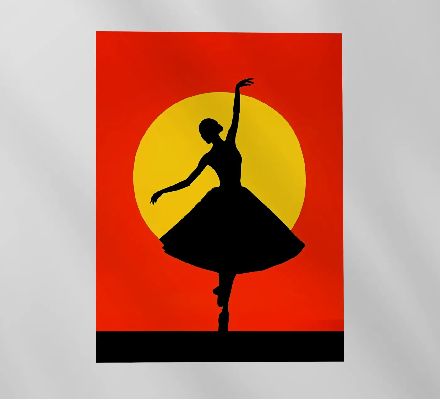 Solo dansen backlit folie van Musictime