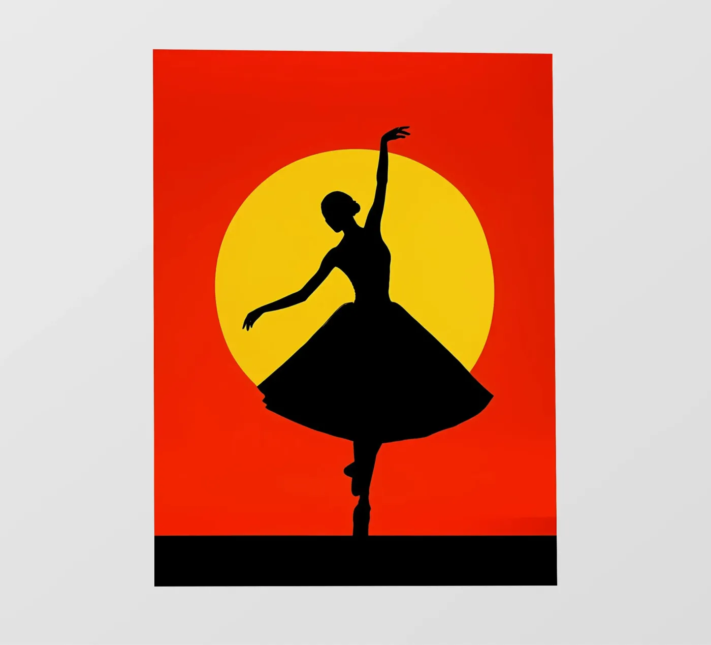 Solo dansen backlit folie van Musictime