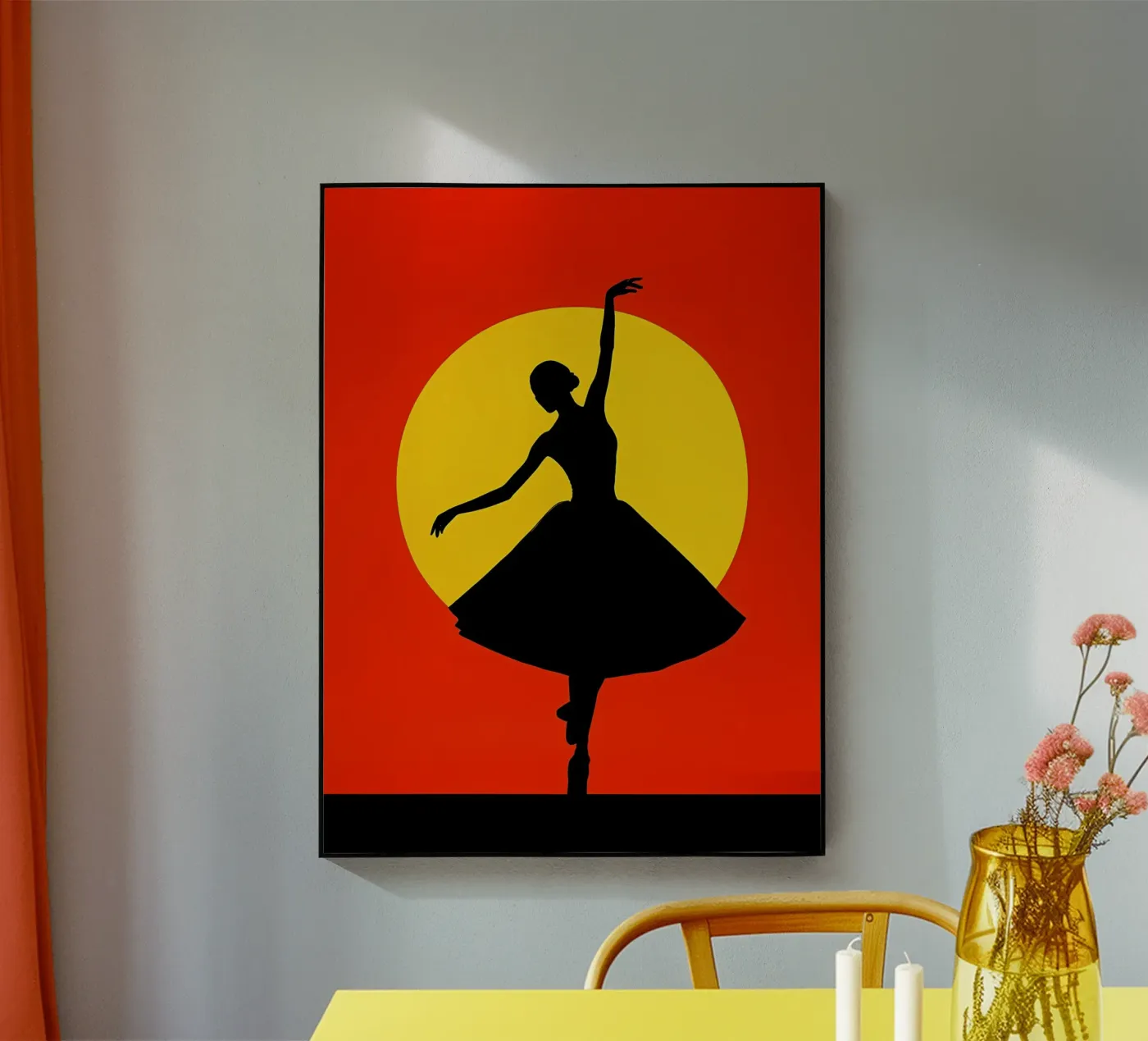 Solo dansen acryl van Musictime