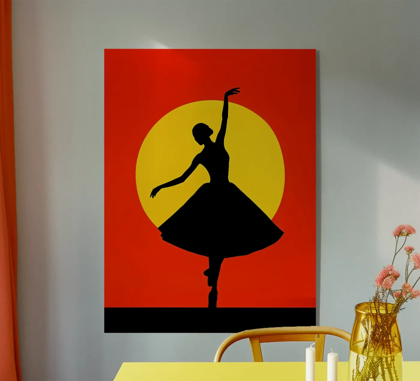 Solo dansen acryl van Musictime