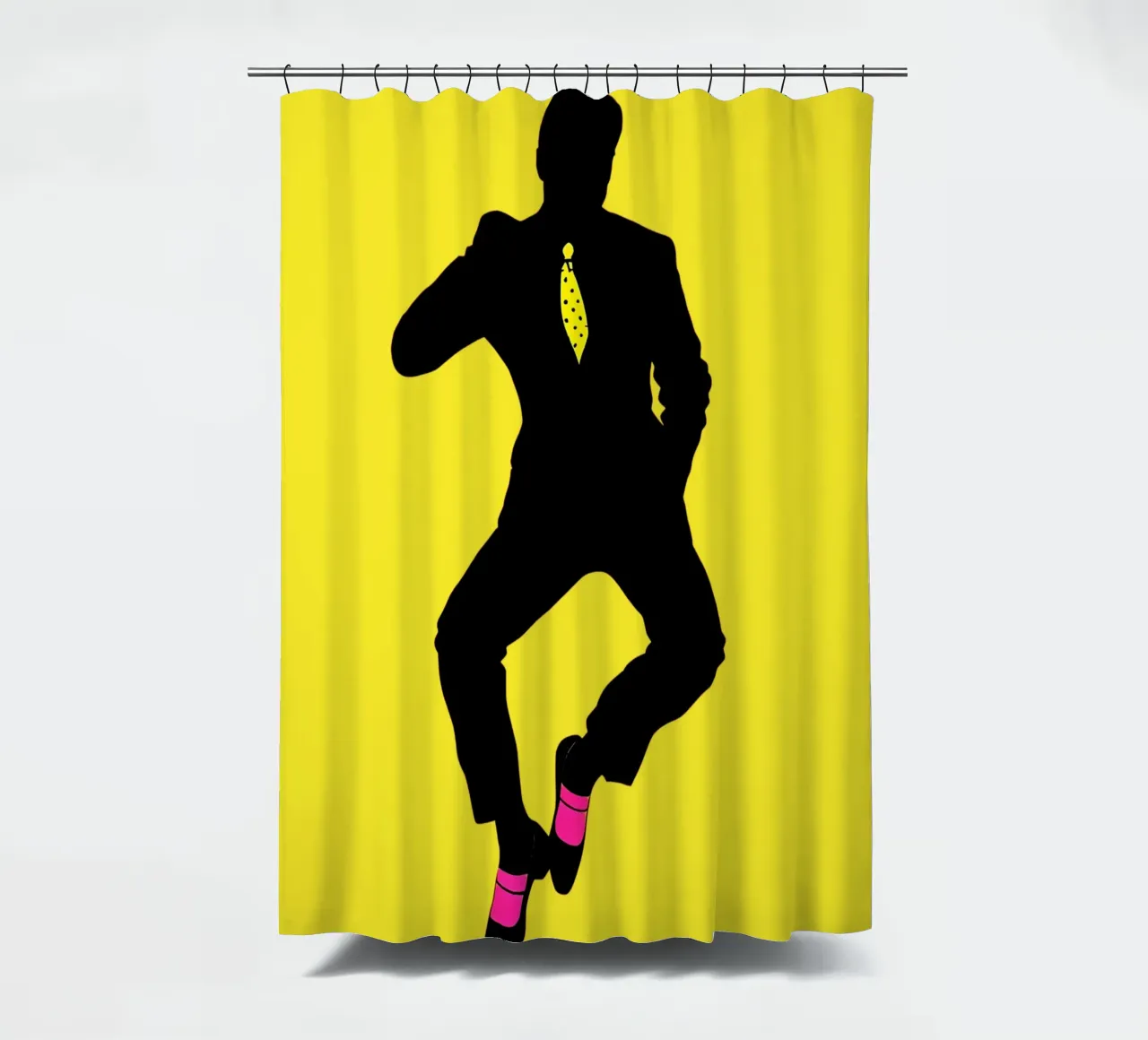 Solo Dancing shower curtain by Musictime