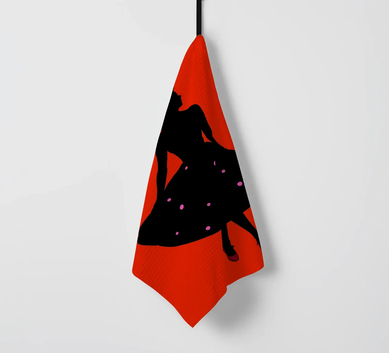 Solo Dancing tea towel by Musictime