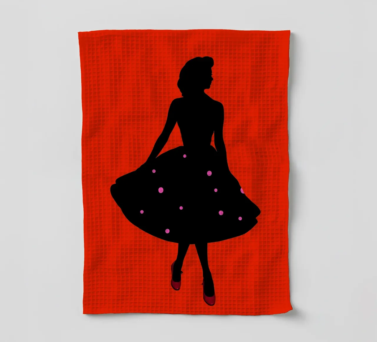 Solo Dancing tea towel by Musictime