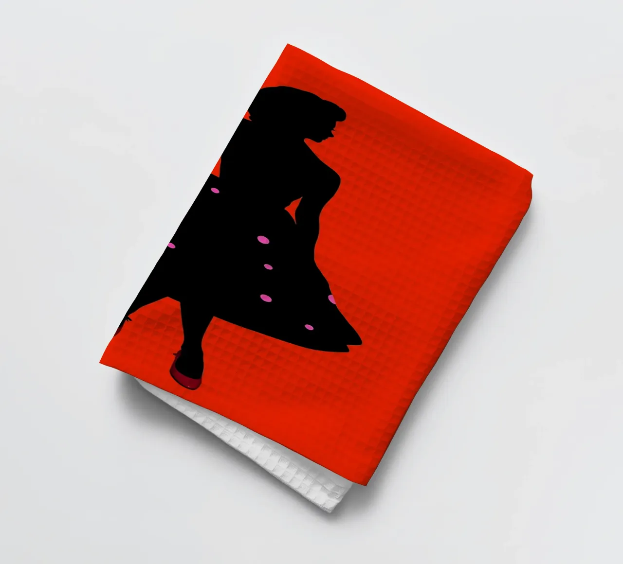 Solo Dancing tea towel by Musictime