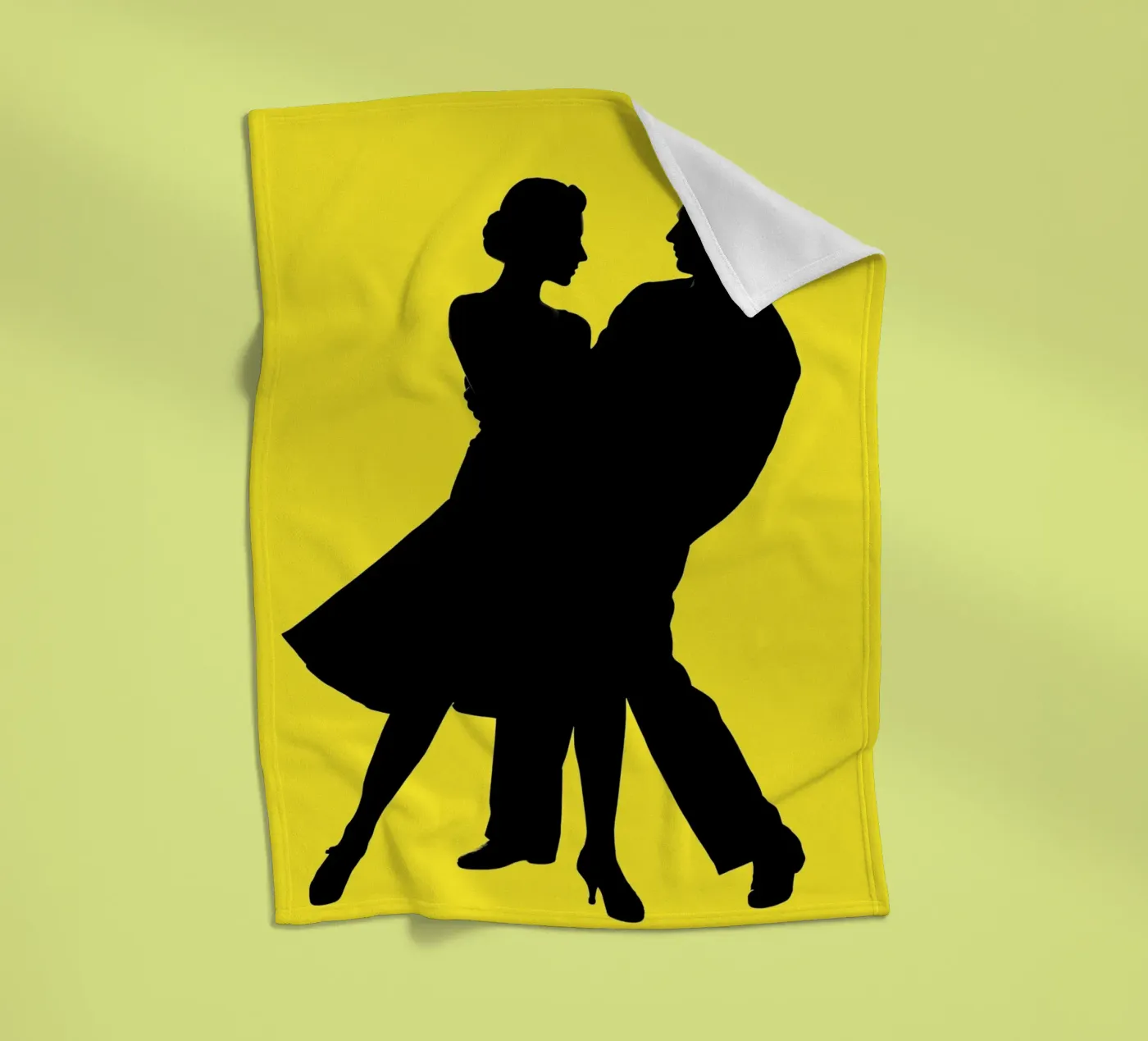 Danspaar fleecedeken van Musictime