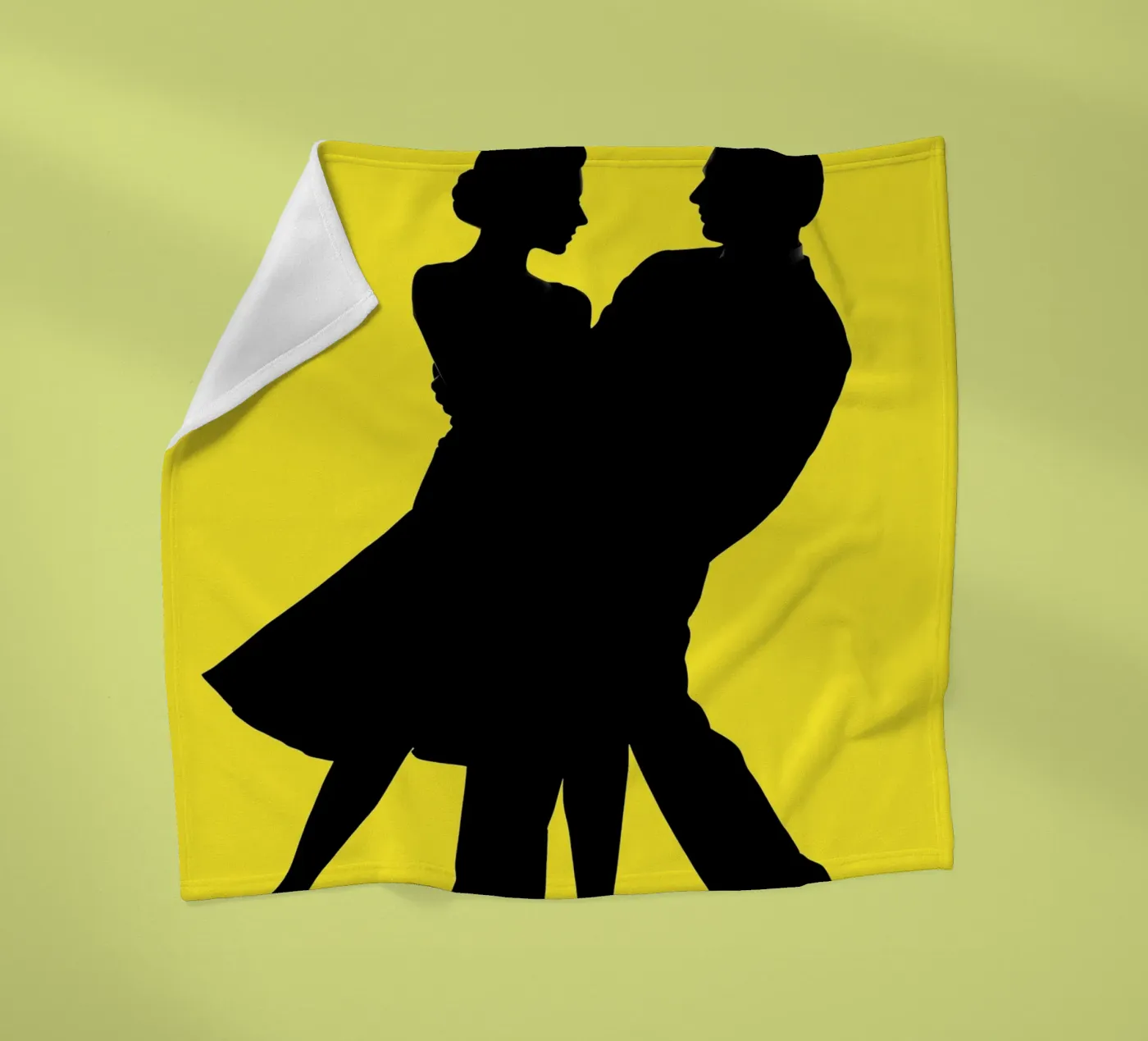 Danspaar fleecedeken van Musictime