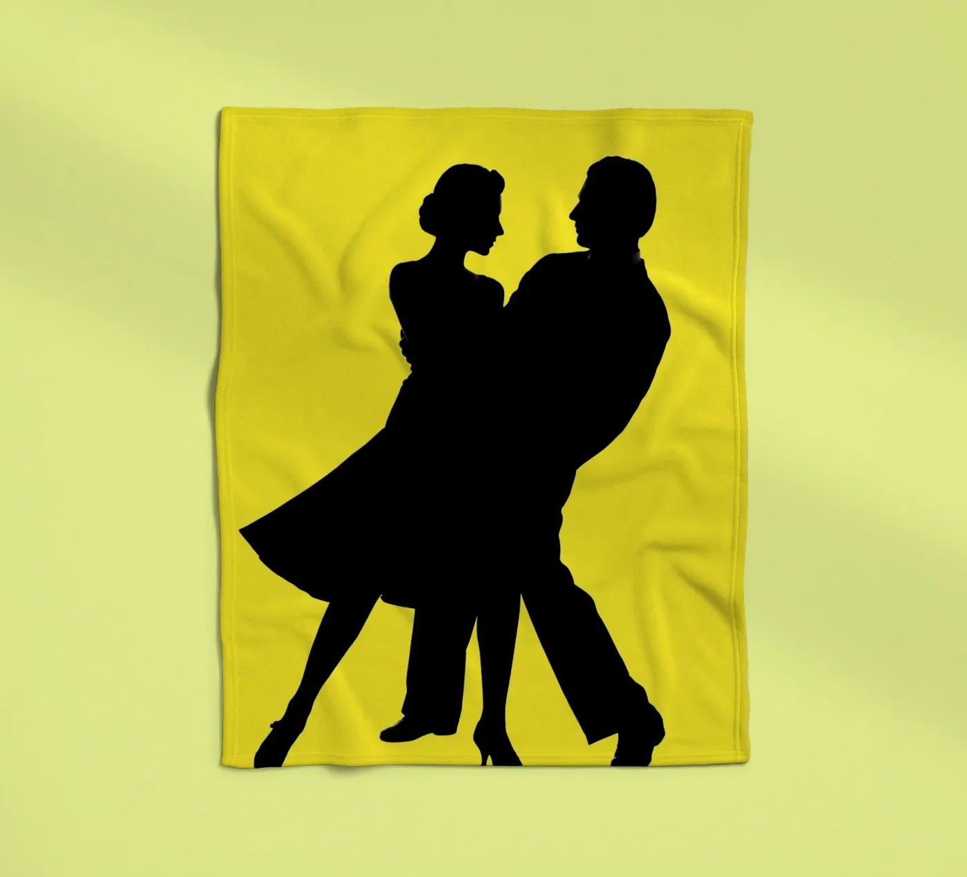 Danspaar fleecedeken van Musictime