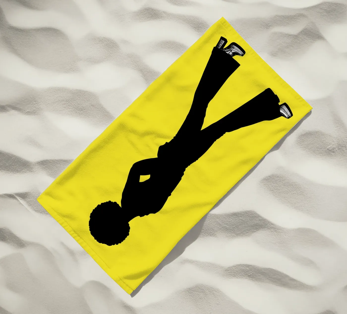 Solo dansen strandhanddoek van Musictime