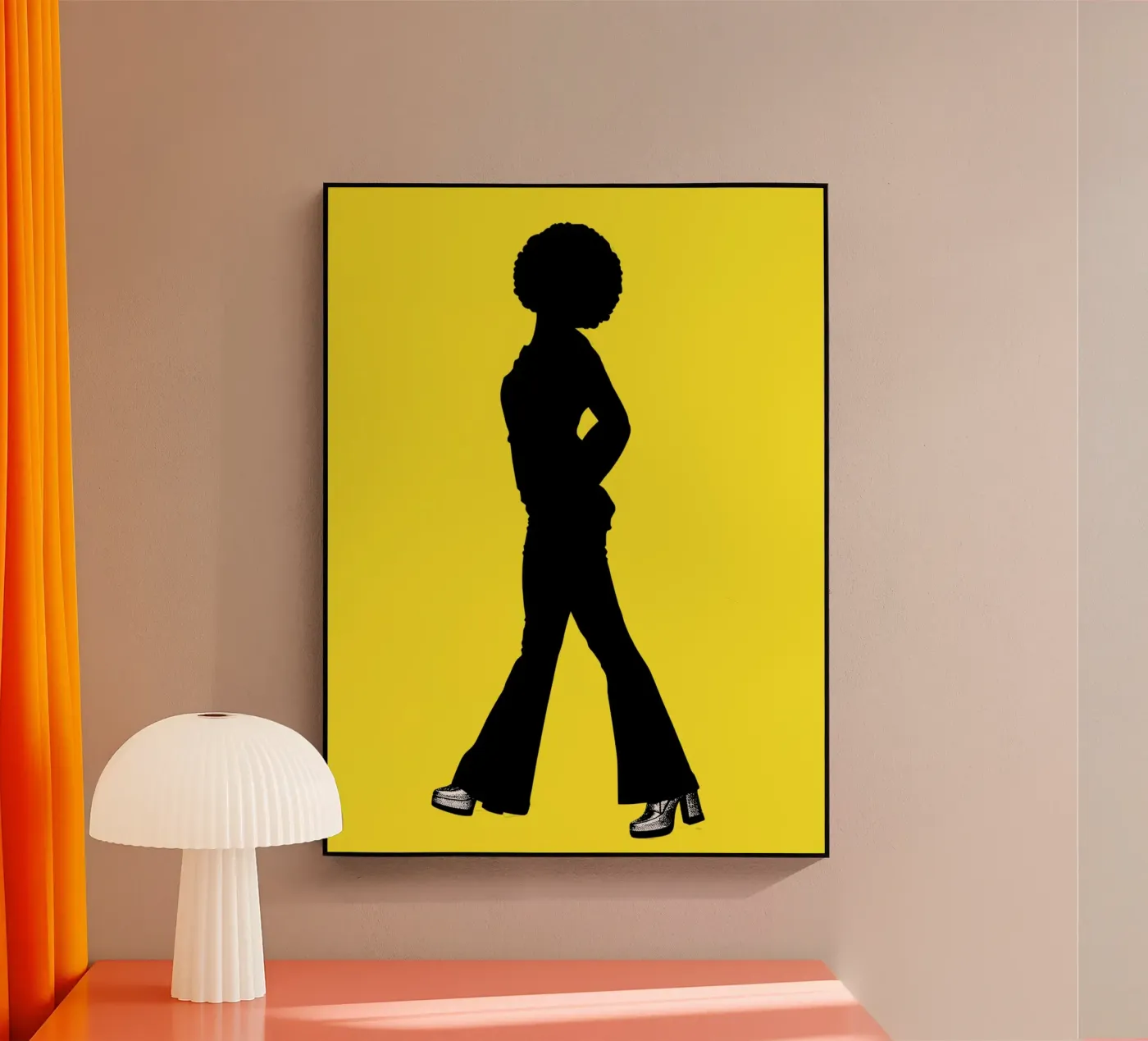 Solo Dancing acryl van Musictime