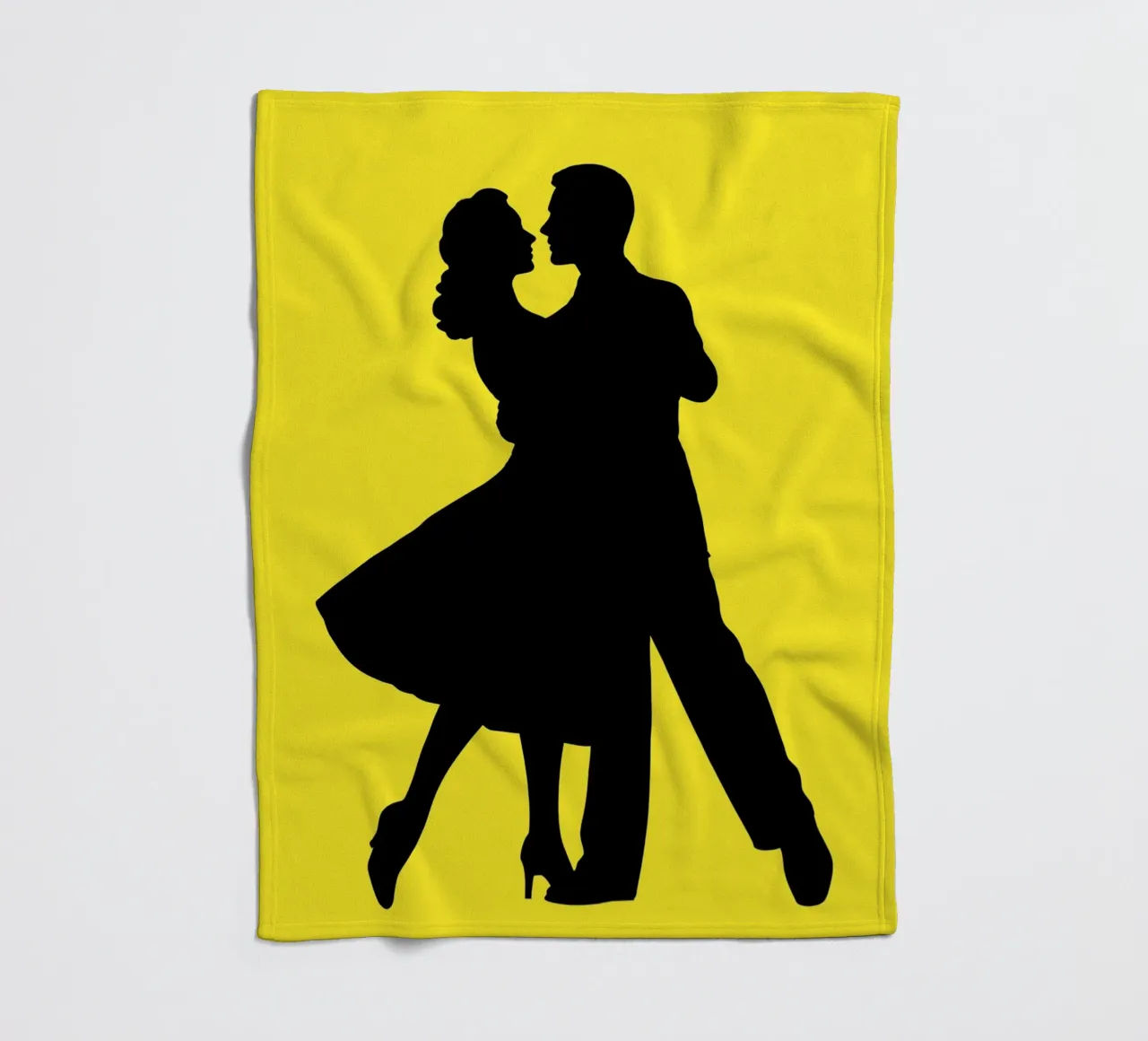 Couple Dancing fleece blanket by Musictime
