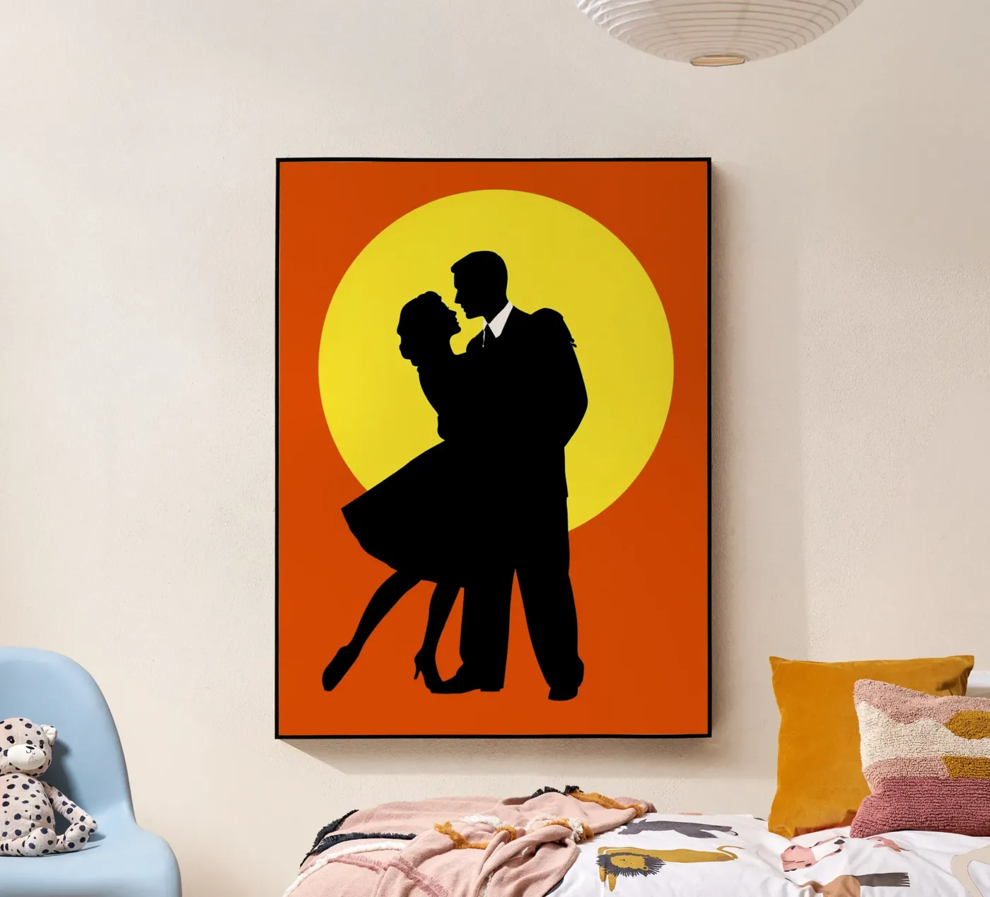 Couple Dancing acryl van Musictime