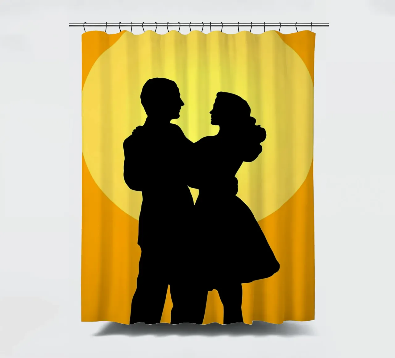 Couple Dancing shower curtain by Musictime