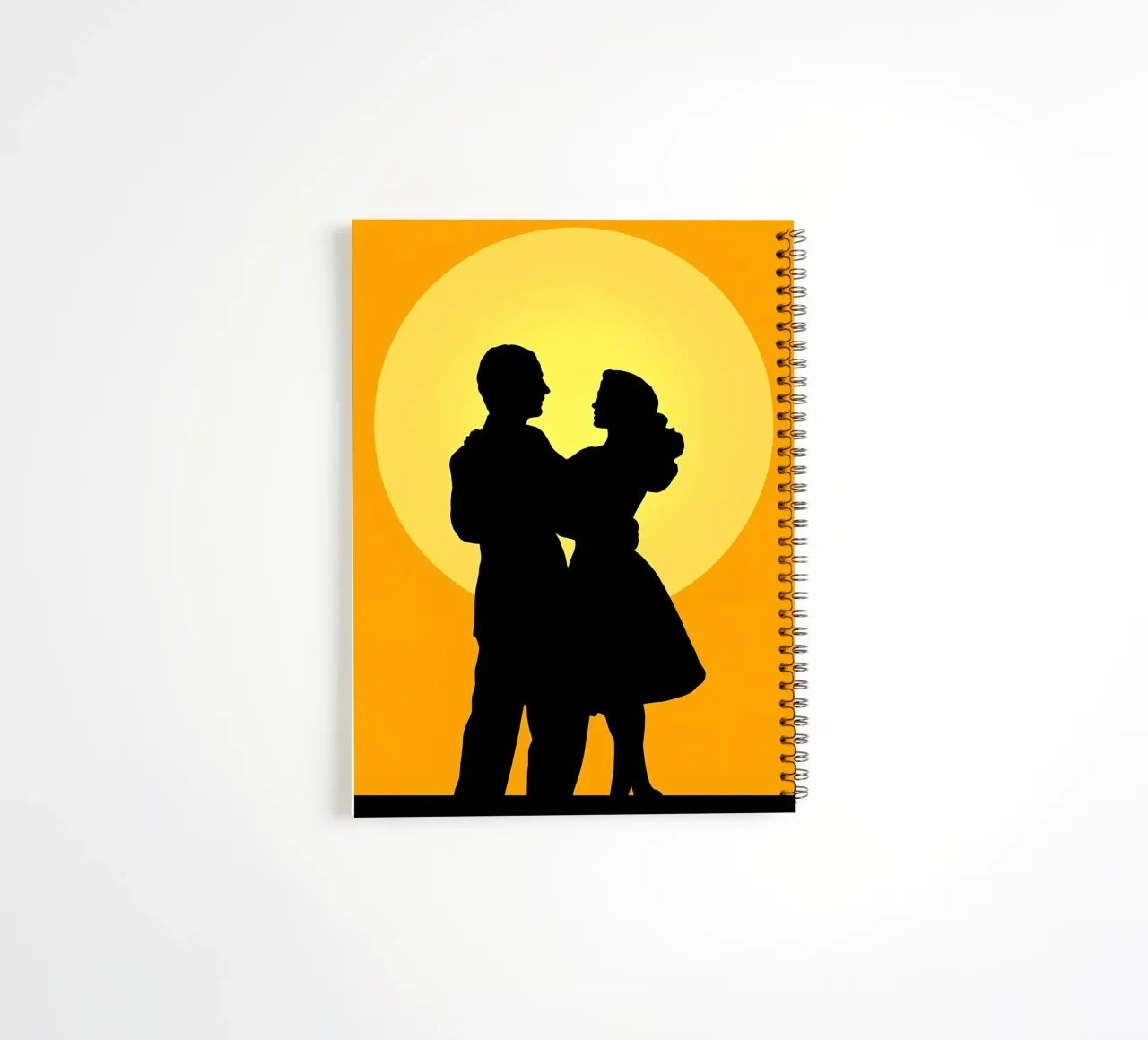 Couple Dancing spiral notebook by Musictime